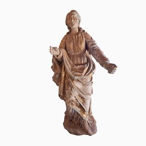 Statue of Saint, 18th-Century, Carved Wood