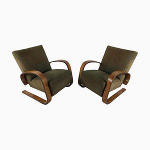 Lounge Chairs by Miroslav Navratil, 1930s, Set of 2