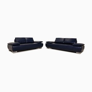 Volare Leather Sofa Set from Koinor, Set of 2