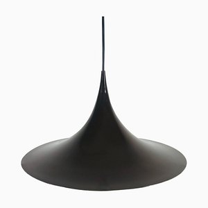 Brown Round Pendant Lamp from Fog & Mørup, 1970s