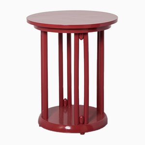 Roter Cafe Tisch von Josef Hoffmann