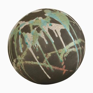 Abstract Spherical Ceramic Sculpture