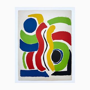 Sonia Delaunay, Composition, 1972, Lithographie