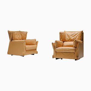 Italian Postmodern Viola d'Amore Armchairs by Piero Martini for Cassina, Set of 2