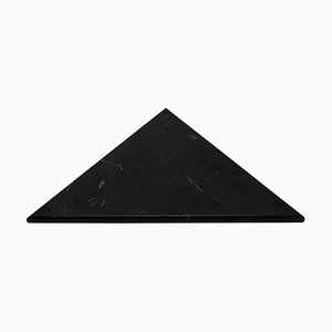 Triangular Black Marble Cutting Board and Serving Tray