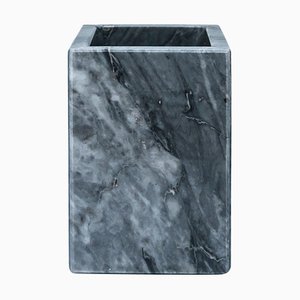 Squared Toothbrush Holder in Grey Marble