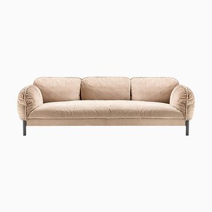 Cremefarbenes 3-Sitzer Sofa Tarantino