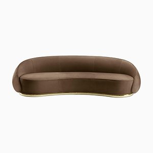 Braunes Abbracci Sofa von Lorenza Bozzoli