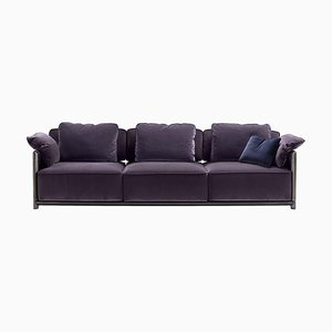 Dodo Purple Sofa by Stefano Giovannoni