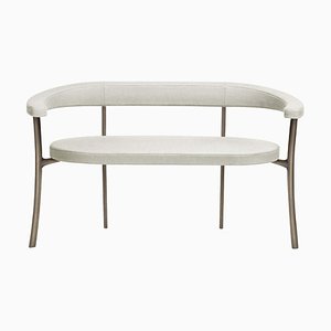 Kleines weißes Katana Sofa von Paolo Rizzatto