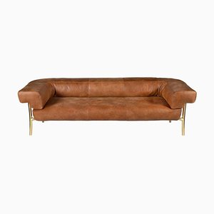 Katana Tobacco 3-Seater Sofa by Paolo Rizzatto