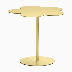 Flowers Satin Brass Medium Side Table by Stefano Giovannoni