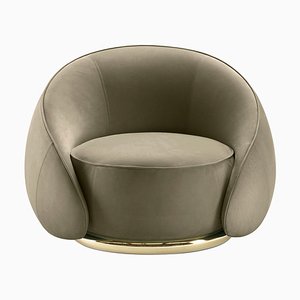 Grauer Abbracci Sessel von Lorenza Bozzoli