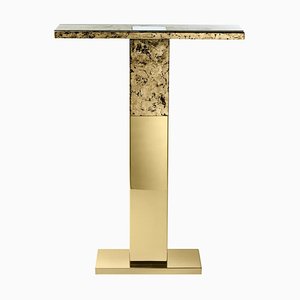 Gold Konsolentisch von Andrea Branzi