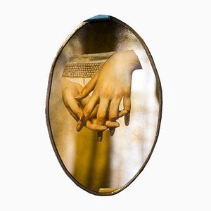 Crossed Hands, Brass & Mirror