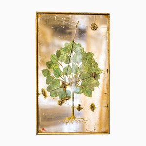 Kintsugi Inspired Tree, Brass & Mirror