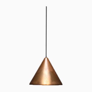 Mid-Century Modern Copper Lamp, 1960s