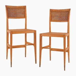 Casino San Remo Chairs by Gio Ponti, Set of 2