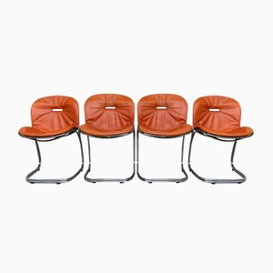 Sabrina Chairs by Gastone Rinaldi for Rima, Italy, 1970s, Set of 4