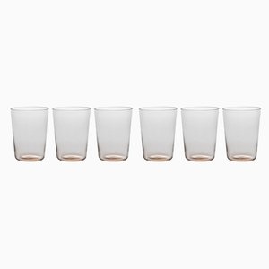 Ve_Nier Tall Bicchiere10.5 Tumblers, Puro Rose Quartz by MUN for VG, Set of 6