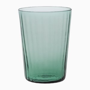 Ve_Nier Tall Bicchiere10.5 Tumbler Glasses, Plissé Baltic by MUN for VG, Set of 2