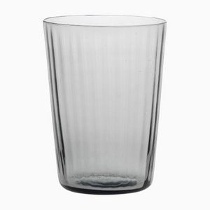 Ve_Nier Tall Bicchiere10.5 Tumbler Glasses, Plissé Lead by MUN for VG, Set of 6