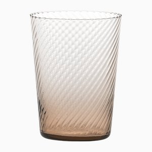 Ve_Nier Tall Bicchiere10.5 Tumbler Glasses, Twisted Rose Quartz by MUN for VG, Set of 2