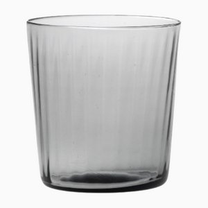 Ve_Nier Short Bicchiere8.5 Tumbler Glasses, Plissé Lead by MUN for VG, Set of 2