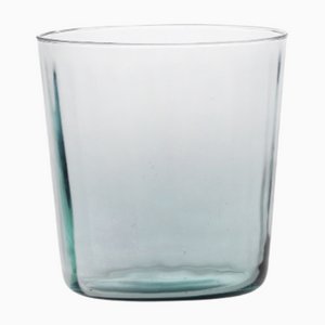 Ve_Nier Kurze Bicchiere8.5 Gläser, Plissé Aquamarin von MUN für VG, 6er Set