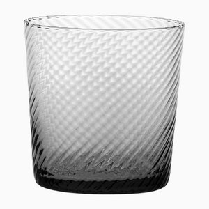 Ve_Nier Short Bicchiere8.5 Tumbler Glasses, Twisted Lead by MUN for VG, Set of 2