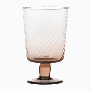 Ve_Nier Calice15 Goblets, Twisted Rose Quartz by MUN for VG, Set of 2