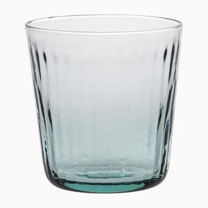 Bicchierino5.5 Liquor Glasses, Plissé Aquamarina by MUN for VG, Set of 6
