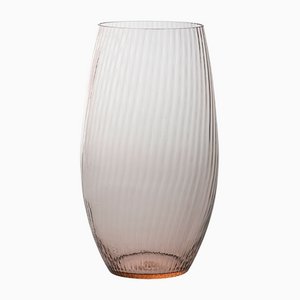 Ve_Nier Vaso26 Vase, Plissé Rose Quartz by MUN for VG