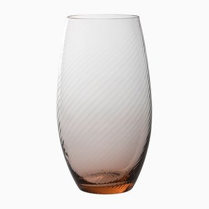 Ve_Nier Vaso26 Vase, Twisted Rose Quartz by MUN for VG