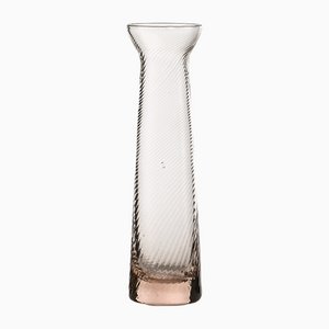 Vasello18 Vase, Twisted Rose Quartz by MUN for VG