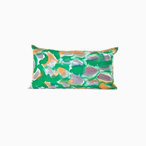 Green Scale Lumbar Pillow by Naomi Clark for Fort Makers