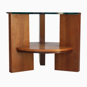 Modernist Maple and Cherry Wood Coffee Table, 1930s.