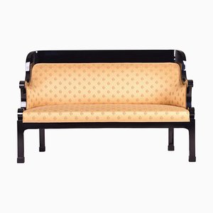 Czech Empire Sofa in Yellow and Black, 1810s