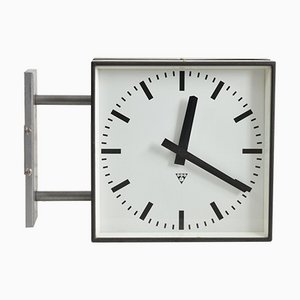 Large Double Sided Wall Clock from Pragotron