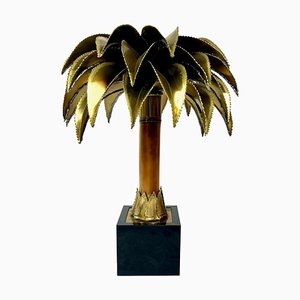 Palmen Tischlampe von Maison Jansen, 1970er