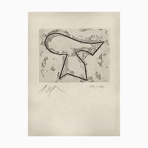 Jean - Hans Arp, Composition 421, 1966, Gravure à l'Eau-Forte sur Papier BFK Rives