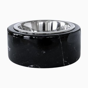 Ciotola rotonda in marmo nero