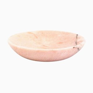 Small Dishes in Pink Marble, Set of 2