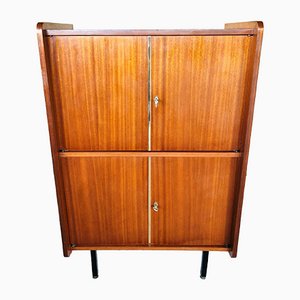 Mid-Century Storage Cabinet with 2 Compartments on Metal Legs, 1960s