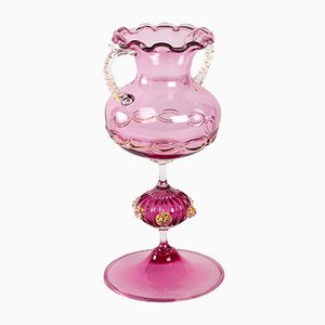 Vase Campaniforme en Verre de Murano, Début 20ème Siècle