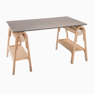 Passe-Passe Desk with Grey Top from Orchid Edition