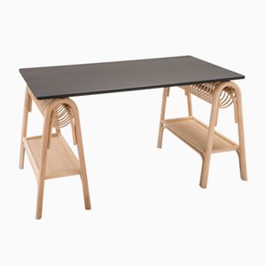 Passe-Passe Desk with Black Top from Orchid Edition