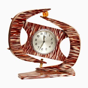 Horloge de Table Desdet Mid-Century de Veglia, Italie, 1960s