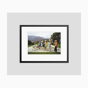 Slim Aarons, Desert House Party, Print on Photo Paper, Framed