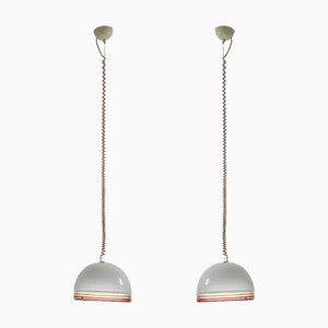 Febo Pendant Lamps by Roberto Pamio & Renato Toso for Leucos, 1970s, Set of 2